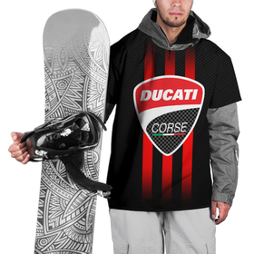 Накидка на куртку 3D с принтом DUCATI CARBON LOGO | ITALY CONCERN в Екатеринбурге, 100% полиэстер |  | ducati | italy | moto | motocycle | racing | sport | дукати | италия | мото | мотоспорт | мотоцикл | рейсинг | спорт