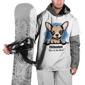 Накидка на куртку 3D с принтом Собачка Чихуахуа в Екатеринбурге, 100% полиэстер |  | animal | chihuahua | dog | год собаки | друг человека | животное | зверь | карликовая собачка | карманная собачка | кинолог | маленькая собака | пёс | пёсик | собака чихуахуа | собаковод | четвероногий