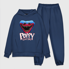 Мужской костюм хлопок OVERSIZE с принтом Poppy Playtime Monstr. ,  |  | 2021 | play | poppy | poppy playtime | poppyplaytime | time | игра | монстр