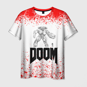 Мужская футболка 3D с принтом BOSS | FAN ART в Тюмени, 100% полиэфир | прямой крой, круглый вырез горловины, длина до линии бедер | cyber demon | cyberdemon | demons | devil | doom | doom eternal | doom slayer | hell | ад | демон | демоны | дум | кибер демон | кибердемон