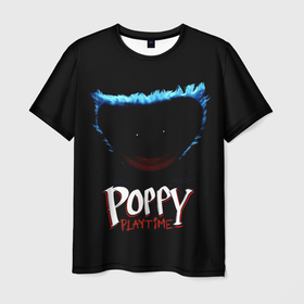 Мужская футболка 3D с принтом Poppy Playtime | Huggy Wuggy , 100% полиэфир | прямой крой, круглый вырез горловины, длина до линии бедер | huggy | huggy wuggy | huggywuggy | poppy playtime | вугги | вуги | игра | хагги | хагги вагги | хоррор | хугги | хугги вугги | хуги