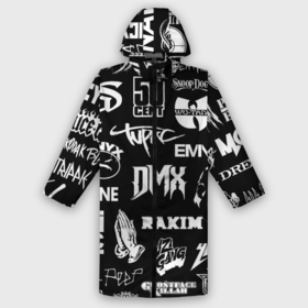 Дождевик унисекс 3D с принтом RAP  HIP HOP LOGOS в городе Новоалтайск,  |  | Тематика изображения на принте: 2pac | 50 cent | cardi b | dmx | dr dre | drake | eminem | ghostface killah | ghostmane | hip hop | jay z | kizaru | lil peep | migos | nas | notorious big | onyx | outkast | queen latifah | rakim | rap | rappers | run dmc | snoop dogg | tay k | tripple r