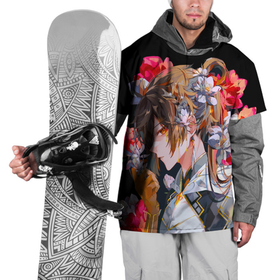 Накидка на куртку 3D с принтом Чжун Ли в цветах Genshin impact в Петрозаводске, 100% полиэстер |  | Тематика изображения на принте: genshin impact | zhongli | геншен импакт | геншин | импакт | чжун ли | эмпакт