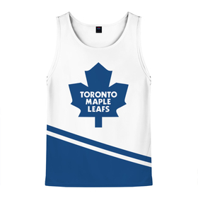 Мужская майка 3D с принтом Toronto Maple Leafs | Торонто Мейпл Лифс , 100% полиэстер | круглая горловина, приталенный силуэт, длина до линии бедра. Пройма и горловина окантованы тонкой бейкой | hockey | maple leafs | nhl | toronto | toronto maple leafs | usa | мейпл лифс | нхл | спорт | сша | торонто | торонто мейпл лифс | хоккей | шайба