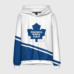 Мужская толстовка 3D с принтом Toronto Maple Leafs | Торонто Мейпл Лифс , 100% полиэстер | двухслойный капюшон со шнурком для регулировки, мягкие манжеты на рукавах и по низу толстовки, спереди карман-кенгуру с мягким внутренним слоем. | hockey | maple leafs | nhl | toronto | toronto maple leafs | usa | мейпл лифс | нхл | спорт | сша | торонто | торонто мейпл лифс | хоккей | шайба