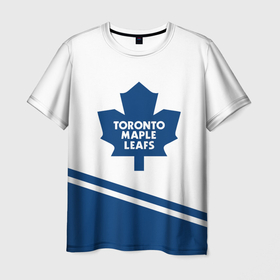 Мужская футболка 3D с принтом Toronto Maple Leafs | Торонто Мейпл Лифс , 100% полиэфир | прямой крой, круглый вырез горловины, длина до линии бедер | hockey | maple leafs | nhl | toronto | toronto maple leafs | usa | мейпл лифс | нхл | спорт | сша | торонто | торонто мейпл лифс | хоккей | шайба