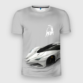 Мужская футболка 3D Slim с принтом Lamborghini Concept sketch в Екатеринбурге, 100% полиэстер с улучшенными характеристиками | приталенный силуэт, круглая горловина, широкие плечи, сужается к линии бедра | car | concept | italy | lamborghini | motorsport | power | prestige | sketch | автомобиль | автоспорт | италия | ламборгини | мощь | престиж | эскиз