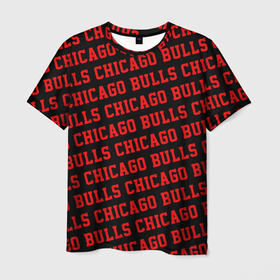 Мужская футболка 3D с принтом Чикаго Буллз, Chicago Bulls в Кировске, 100% полиэфир | прямой крой, круглый вырез горловины, длина до линии бедер | bulls | chicago | chicago bulls | nba | баскетбол | буллз | нба | чикаго | чикаго буллз