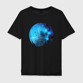Мужская футболка хлопок Oversize с принтом КОСМОС 2024 , 100% хлопок | свободный крой, круглый ворот, “спинка” длиннее передней части | вселенная | галлактика | другие миры | звезды | космос | планеты