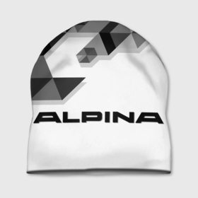 Шапка 3D с принтом Alpina | Альпина в Петрозаводске, 100% полиэстер | универсальный размер, печать по всей поверхности изделия | Тематика изображения на принте: alpina | alpina burkard bovensiepen | auto | autosport | bmw | bmw alpina | car | logo | автомобиль | автоспорт | алпина | альпина | бренд | лого | логотип
