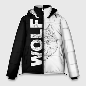 Мужская зимняя куртка 3D с принтом WOLF (Волк) в Белгороде, верх — 100% полиэстер; подкладка — 100% полиэстер; утеплитель — 100% полиэстер | длина ниже бедра, свободный силуэт Оверсайз. Есть воротник-стойка, отстегивающийся капюшон и ветрозащитная планка. 

Боковые карманы с листочкой на кнопках и внутренний карман на молнии. | gray wolf | predator | the beast | volkolak | wolf | wolfhound | волк | волкодав | волколак | волчара | вурдалак | зверь | зов волка | морской волк | оборотень | оскал | рисунок волка | санитар леса | серый волк | хищник