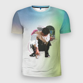Мужская футболка 3D Slim с принтом Holo boulevard depo в Белгороде, 100% полиэстер с улучшенными характеристиками | приталенный силуэт, круглая горловина, широкие плечи, сужается к линии бедра | boulevard depo | hip hop | rap | rep | бульвар депо | исполнители | исполнитель | музыка | реп