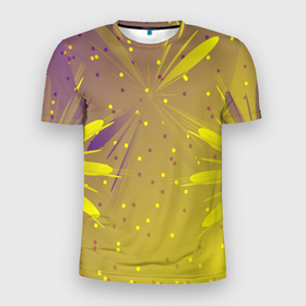 Мужская футболка 3D спортивная с принтом Новогодний салют(фейерверк) в Петрозаводске, 100% полиэстер с улучшенными характеристиками | приталенный силуэт, круглая горловина, широкие плечи, сужается к линии бедра | абстракция | конфети | новый год | салют | фейерверк