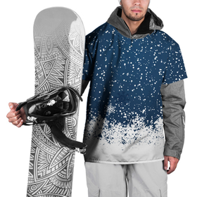 Накидка на куртку 3D с принтом Snow в Курске, 100% полиэстер |  | background | snow | snowflakes | texture | winter | зима | снег | снежинки | текстура | фон