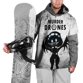 Накидка на куртку 3D с принтом Murder Drones в Санкт-Петербурге, 100% полиэстер |  | Тематика изображения на принте: drones | glitch | murder drones | глиитч | дроны