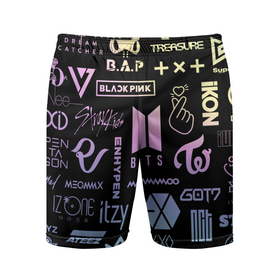 Мужские шорты спортивные с принтом K pop лого исполнителей в Белгороде,  |  | aespa | astro | bap | bigbang | blackpink | bts | enhypen | exo | got7 | ikon | itzy | korean pop | kpop | mamamoo | megamax | monsta x | nct | red velvet | seventeen | shinee | stray kids | superm | twice | txt | атееz | группы | кпоп | музыка