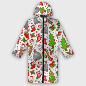 Дождевик унисекс 3D с принтом Новый Год в городе Новоалтайск,  |  | background | christmas | gifts | holiday | new year | pictures | skates | snowman | socks | tree | елка | коньки | новый год | носки | подарки | праздник | рисунки | рождество | снеговик | фон