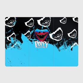Магнитный плакат 3Х2 с принтом Монстр Хагги Вагги из игры Poppy Playtime в Тюмени, Полимерный материал с магнитным слоем | 6 деталей размером 9*9 см | Тематика изображения на принте: 