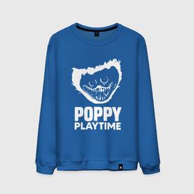 Мужской свитшот хлопок с принтом Poppy Playtime Контур Монстра. , 100% хлопок |  | 2021 | play | poppy | poppy playtime | poppyplaytime | time | игра | монстр