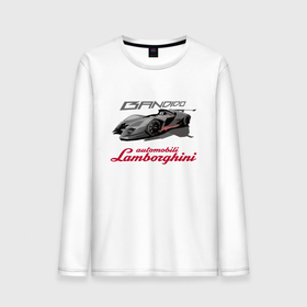 Мужской лонгслив хлопок с принтом Lamborghini Bandido concept , 100% хлопок |  | bull | car | design | lamborghini | motorsport | power | prestige | автомобиль | автоспорт | бык | дизайн | ламборгини | мощь | престиж