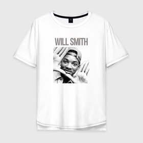 Мужская футболка хлопок Oversize с принтом Will Smith. в Курске, 100% хлопок | свободный крой, круглый ворот, “спинка” длиннее передней части | will smith | американский актёр | известные люди | режиссер | репер | уилл смит | хипхоп исполнитель