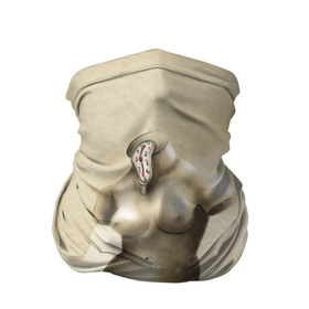 Бандана-труба 3D с принтом Акварельная Венера в стиле Сальвадора Дали в Тюмени, 100% полиэстер, ткань с особыми свойствами — Activecool | плотность 150‒180 г/м2; хорошо тянется, но сохраняет форму | акварель | бежевая | бежевый | девушка | женская фигура | женщина | искусство | натура | обнаженная | обнаженная девушка | обнаженная жнщина | произведение искусства | скульптура | фигура