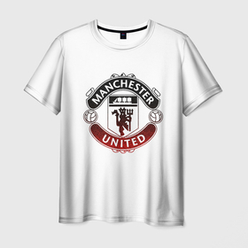 Мужская футболка 3D с принтом Манчестер Юнайтед   гордость и слава , 100% полиэфир | прямой крой, круглый вырез горловины, длина до линии бедер | англия | апл | красные дьяволы | манчестер | манчестер юнайтед | футбол