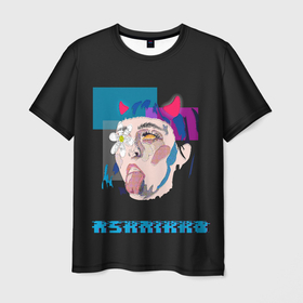 Мужская футболка 3D с принтом Acid Ashnikko в Кировске, 100% полиэфир | прямой крой, круглый вырез горловины, длина до линии бедер | ashnikko | hip hop | rap | rep | ашиникко | ашникко | исполнитель | музыка | реп