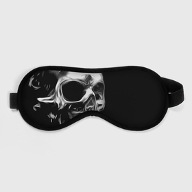 Маска для сна 3D с принтом Vanguard skull 2022 в Белгороде, внешний слой — 100% полиэфир, внутренний слой — 100% хлопок, между ними — поролон |  | art | fashion | hype | skull | vanguard | авангард | искусство | мода | хайп | череп