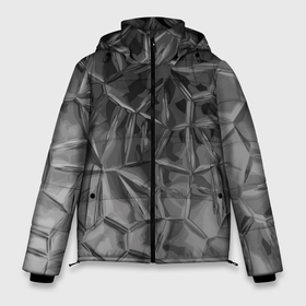 Мужская зимняя куртка 3D с принтом Pattern 2022 vanguard в Белгороде, верх — 100% полиэстер; подкладка — 100% полиэстер; утеплитель — 100% полиэстер | длина ниже бедра, свободный силуэт Оверсайз. Есть воротник-стойка, отстегивающийся капюшон и ветрозащитная планка. 

Боковые карманы с листочкой на кнопках и внутренний карман на молнии. | Тематика изображения на принте: abstraction | fashion | pattern | vanguard | абстракция | авангард | мода | узор