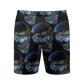 Мужские шорты спортивные с принтом Vanguard skull pattern 2022 в Белгороде,  |  | Тематика изображения на принте: fashion | hype | pattern | skull | vanguard | авангард | мода | стекло | узор | хайп | череп