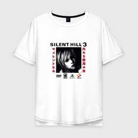 Мужская футболка хлопок Oversize с принтом Silent Hill Heather (Cotone Version) в Санкт-Петербурге, 100% хлопок | свободный крой, круглый ворот, “спинка” длиннее передней части | games | horror | movie | movies | playstation | ps5 | silent hill | игры | сайлент хилл | фильмы | хорроры