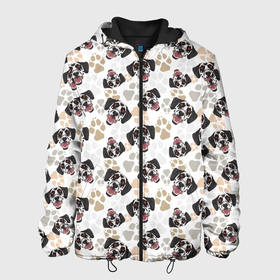Мужская куртка 3D с принтом Далматинец (Dalmatian) в Белгороде, ткань верха — 100% полиэстер, подклад — флис | прямой крой, подол и капюшон оформлены резинкой с фиксаторами, два кармана без застежек по бокам, один большой потайной карман на груди. Карман на груди застегивается на липучку | animal | dalmatian | dog | hunting dog | год собаки | далматин | далматинец | друг человека | животное | зверь | кинолог | охотничья собака | пёс | порода собак | собака | собака далматинец | собаковод | щенок