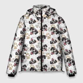 Мужская зимняя куртка 3D с принтом Далматинец (Dalmatian) в Тюмени, верх — 100% полиэстер; подкладка — 100% полиэстер; утеплитель — 100% полиэстер | длина ниже бедра, свободный силуэт Оверсайз. Есть воротник-стойка, отстегивающийся капюшон и ветрозащитная планка. 

Боковые карманы с листочкой на кнопках и внутренний карман на молнии. | animal | dalmatian | dog | hunting dog | год собаки | далматин | далматинец | друг человека | животное | зверь | кинолог | охотничья собака | пёс | порода собак | собака | собака далматинец | собаковод | щенок