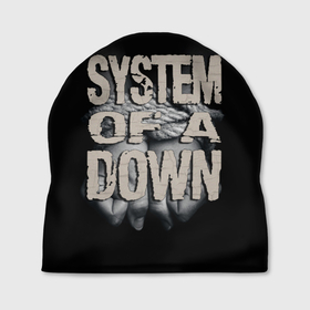 Шапка 3D с принтом System of a Down. в Новосибирске, 100% полиэстер | универсальный размер, печать по всей поверхности изделия | down | grunge | hardcore | metal | music | punk | rock | system | гранж | метал | музыка | панк | рок | серж | система | танкян