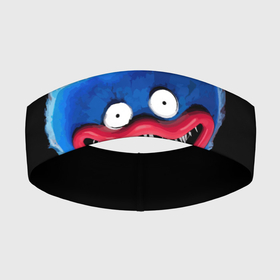 Повязка на голову 3D с принтом Poppy Playtime игра в Петрозаводске,  |  | poppy playtime | зубы | игра | монстр | надпись