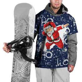 Накидка на куртку 3D с принтом Санта Клаус Даб в Новосибирске, 100% полиэстер |  | christmas | dab | dabbing | santa | дед мороз | елка | зима | новый год | подарок | рождество | санта | снег | снегурочка | снежинка