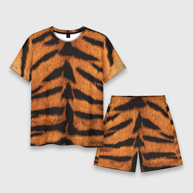 Мужской костюм с шортами 3D с принтом ТИГРИНАЯ ШКУРА в Кировске,  |  | 2022 | christmas | merry | new | tiger | year | год | животные | новый | рождество | текструа | тигр | тигра | тигриная | тигровая | шерсть