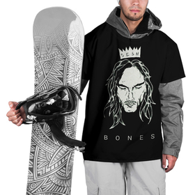 Накидка на куртку 3D с принтом SESH в Тюмени, 100% полиэстер |  | Тематика изображения на принте: bones | hip hop | rap | rep | бонс | исполнители | исполнитель | музыка | реп