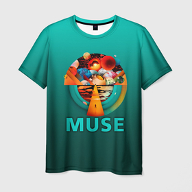 Мужская футболка 3D с принтом The Resistance   Muse в Курске, 100% полиэфир | прямой крой, круглый вырез горловины, длина до линии бедер | muse | rock band | альбом | альтернативный | мосе | моус | моусе | муз | муза | музе | музыка | мусе | мьюз | прогрессивный | рок группа | симфонический | спейс | спейсрок