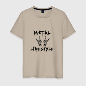 Мужская футболка хлопок с принтом Металлика Metallica рок в Курске, 100% хлопок | прямой крой, круглый вырез горловины, длина до линии бедер, слегка спущенное плечо. | metallica | группа | металлика | музыка | рок
