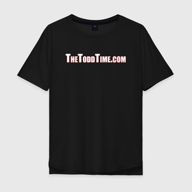 Мужская футболка хлопок Oversize с принтом Сайт Тодда из 