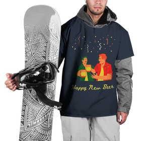 Накидка на куртку 3D с принтом happy new beer 2022 в Белгороде, 100% полиэстер |  | 2 | 2022 | 22 | beer | friends | fun | happy | holiday | human | new | people | rain | serpentine | year | веселье | год | дождик | дождь | друзья | люди | новый | праздник | серпантин | человек