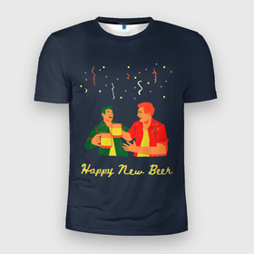 Мужская футболка 3D спортивная с принтом happy new beer 2022 , 100% полиэстер с улучшенными характеристиками | приталенный силуэт, круглая горловина, широкие плечи, сужается к линии бедра | Тематика изображения на принте: 2 | 2022 | 22 | beer | friends | fun | happy | holiday | human | new | people | rain | serpentine | year | веселье | год | дождик | дождь | друзья | люди | новый | праздник | серпантин | человек