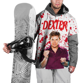 Накидка на куртку 3D с принтом Декстер   Dexter в Новосибирске, 100% полиэстер |  | dexter | декстер | декстер морган | дремлющий демон декстера | майкл си холл | сериал декстер
