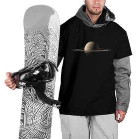 Накидка на куртку 3D с принтом Красавец Сатурн в Екатеринбурге, 100% полиэстер |  | астрономия | вселенная | космос | наука | планеты | сатурн | солнечная система