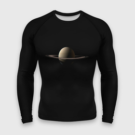 Мужской рашгард 3D с принтом Красавец Сатурн ,  |  | астрономия | вселенная | космос | наука | планеты | сатурн | солнечная система