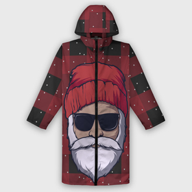 Дождевик унисекс 3D с принтом SANTA HIPSTER | САНТА ХИПСТЕР в городе Новоалтайск,  |  | 2022 | bad | christmas | cold | dab | dub | hipster | klaus | merry | new | santa | snow | winter | year | год | даб | зима | клаус | мороз | новый | рождество | санта | снег | хипстер | холод