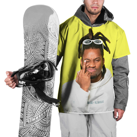 Накидка на куртку 3D с принтом Озарной Дензел в Петрозаводске, 100% полиэстер |  | Тематика изображения на принте: denzel curry | hip hop | rap | rep | дензел карри | исполнители | исполнитель | музыка | реп