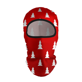 Балаклава 3D с принтом НОВОГОДНИЕ ЁЛКИ 2022 в Новосибирске, 100% полиэстер, ткань с особыми свойствами — Activecool | плотность 150–180 г/м2; хорошо тянется, но при этом сохраняет форму. Закрывает шею, вокруг отверстия для глаз кайма. Единый размер | 2022 | beast | merry christmas | new year | red bow | santa hat | snow | tiger | winter | winter is coming | year of the tiger | год тигра | дед мороз | животные | звери | зверь | зима | зима 2022 | зима близко | новогодний свитер | новогодний у